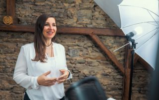 Nicole Pethke bei der Videoproduktion – moderne Arbeitgeberkommunikation