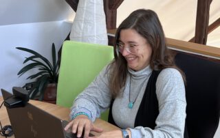 Nicole Pethke nutzt die ruhige Zeit für konzentriertes Arbeiten